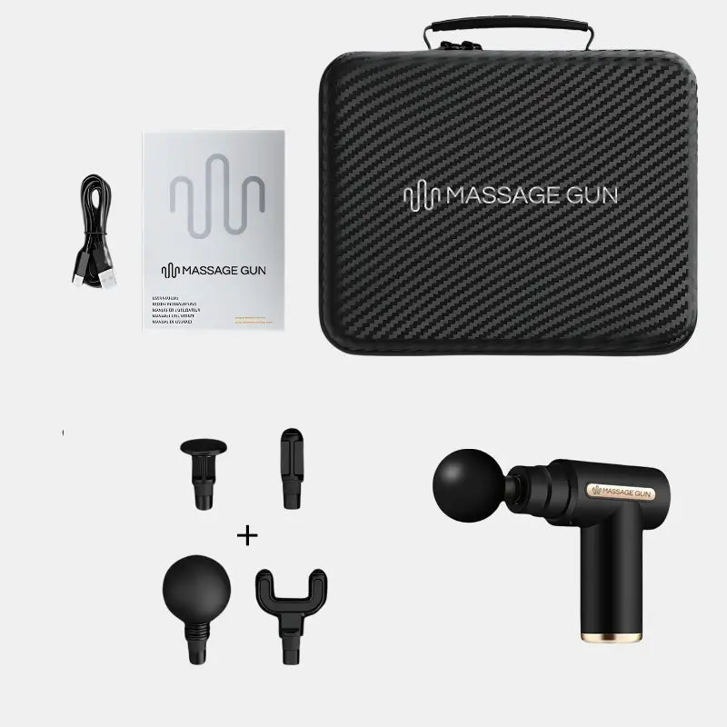Massage Gun Kit for Muscle Recovery and Improving Blood Flow to Sore Muscles