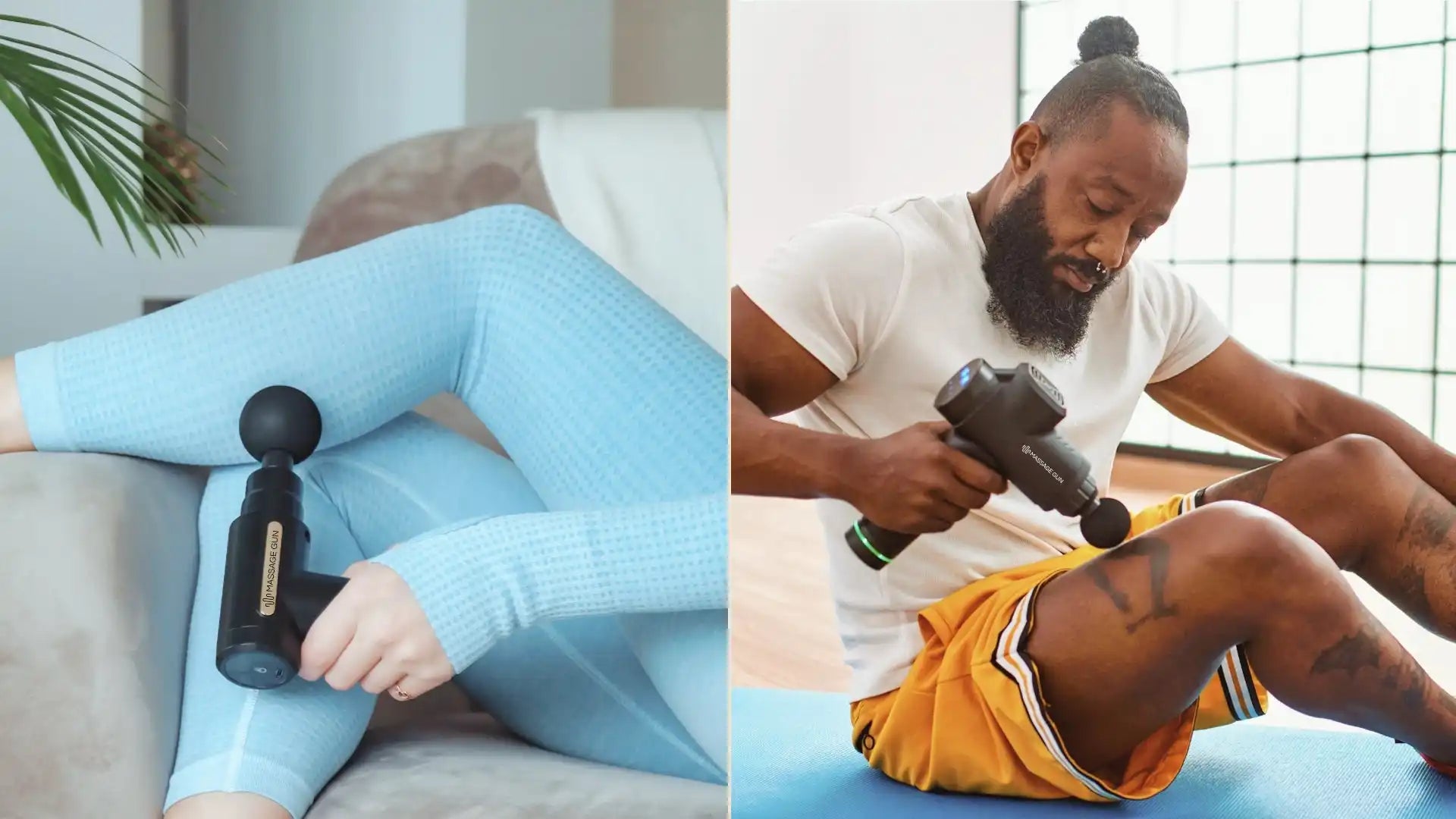 how to use a massage gun