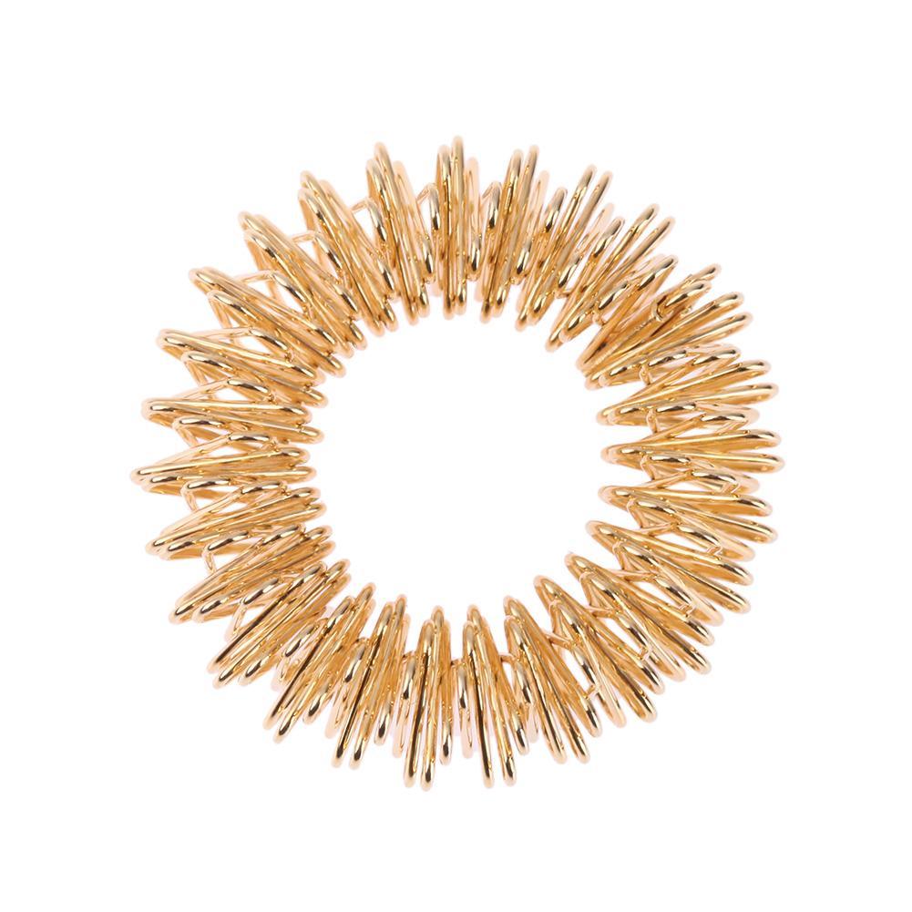 acupressure ring yellow
