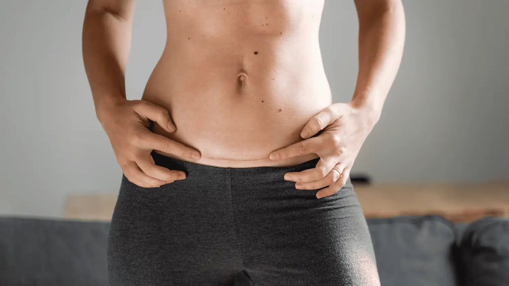 How to safely use a massage gun on your stomach