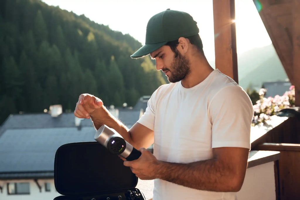 Step-by-step guide on how to use a massage gun
