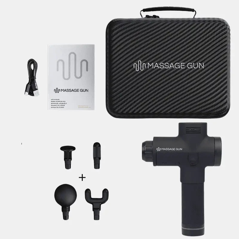 Massage Gun Kit with Percussion Massage Gun for Muscle Recovery and Sore Muscles