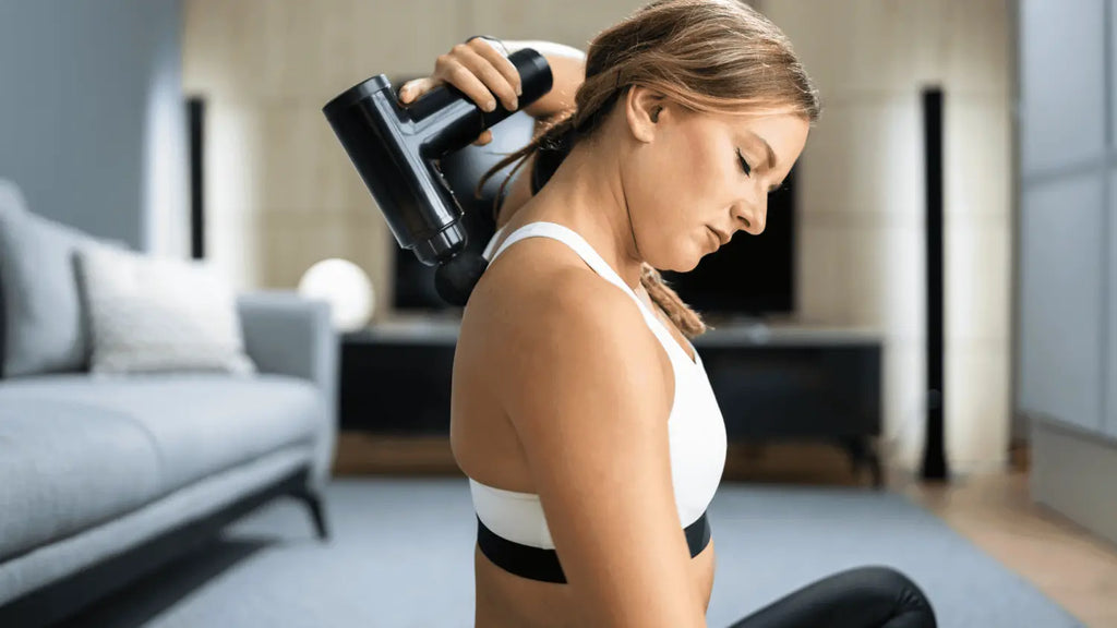 How to use a massage gun for neck pain relief
