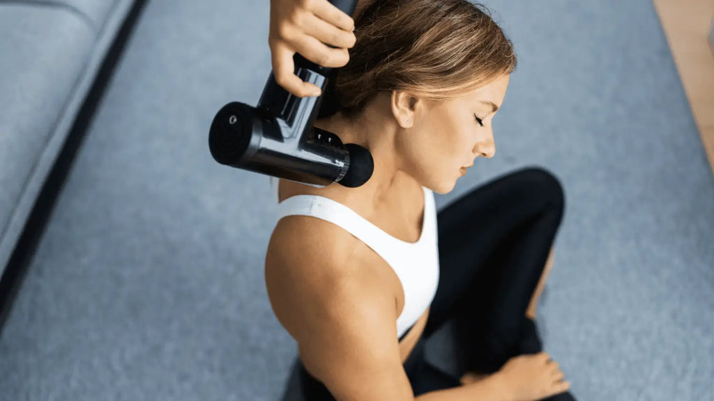 Can you safely use a massage gun on your neck?
