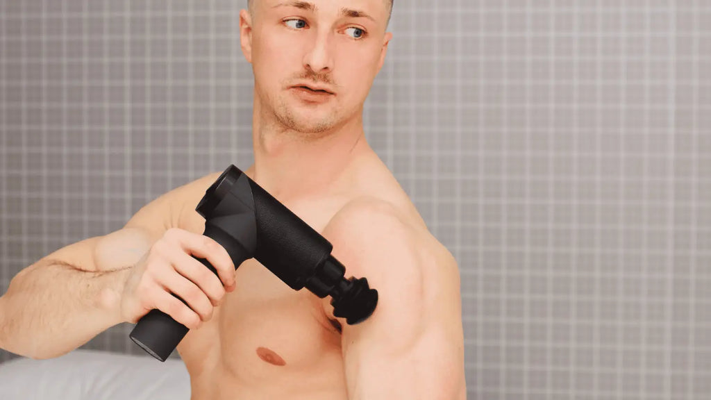 How does a massage gun function
